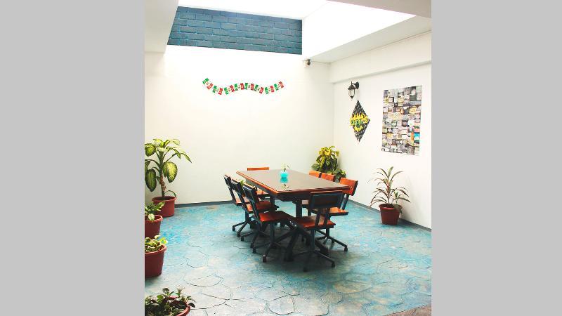 סנטה קרוז הואטולקו Hostal Azul Y Blanco מראה חיצוני תמונה